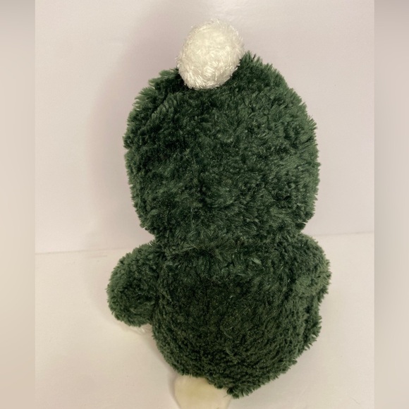 Heritage Collection By Ganz Christmas Teddy Bear Green Suit With Hood Rare HTF - Picture 8 of 15